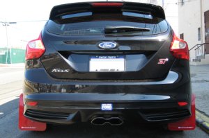 Ford Focus RS Mud Flaps - Rally Armor - UR Series - Black - `16-`19